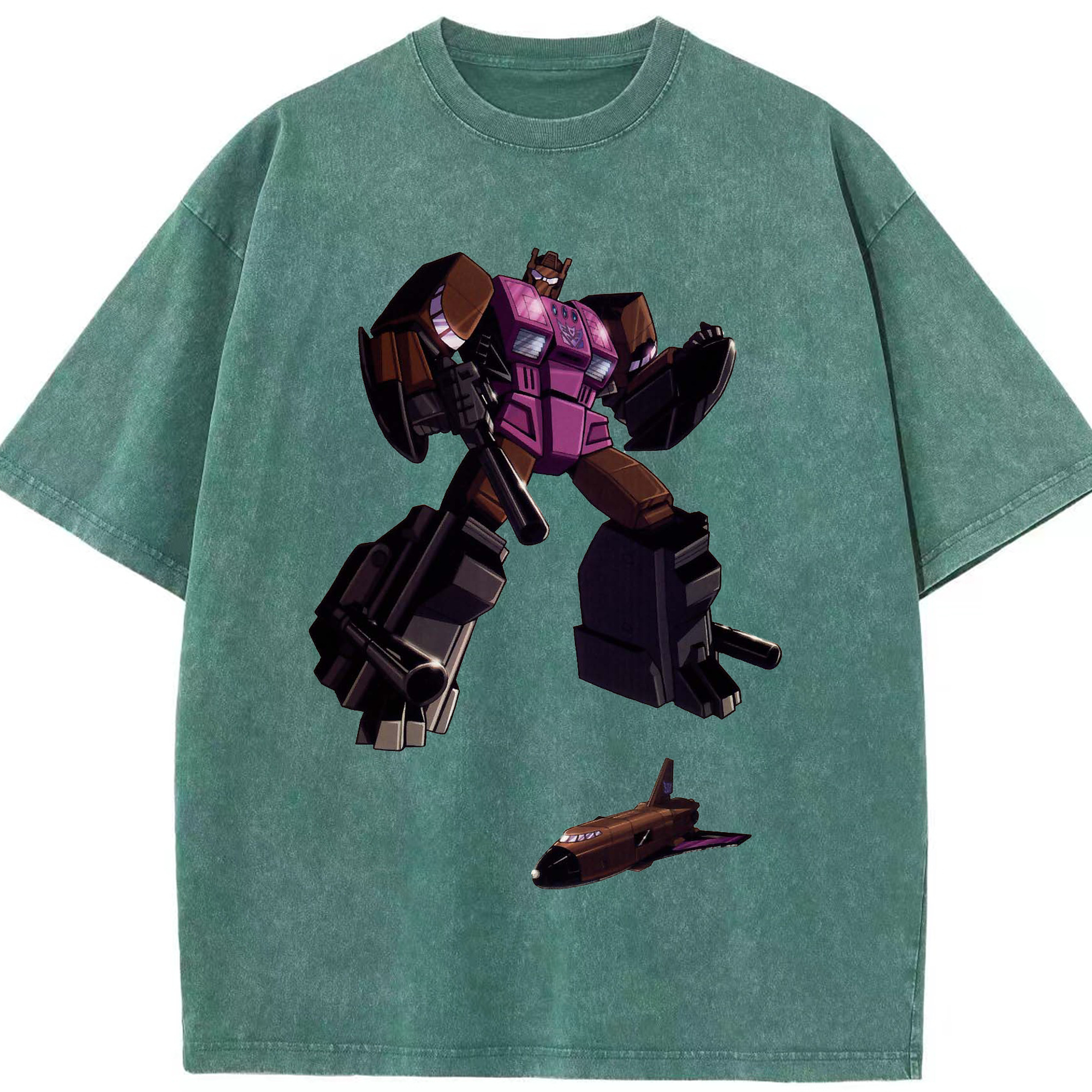 （画像用）  綿100% ヴィンテージ風 半袖Tシャツ（フロントプリント）